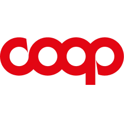 Logo della Red Coop scritto interamente in minuscolo, con le lettere arrotondate e collegate tra loro, su uno sfondo grigio chiaro.
